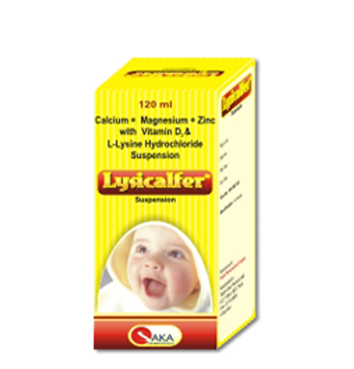 Lysicalfer - thuốc bổ cho trẻ còi xương, biếng ăn, chậm lớn, phụ nữ có thai