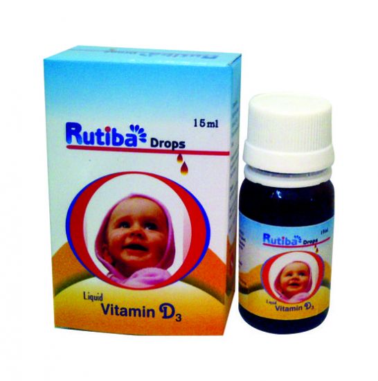Rutiba - Thuốc bổ chống còi xương ở trẻ sơ sinh và trẻ nhỏ do thiếu vitamin D