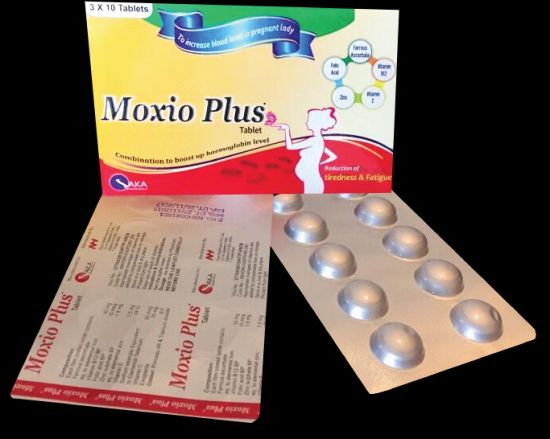 MOXIO PLUS- Viên bổ máu- tăng sức đề kháng- ngăn ngừa nám da khi mang thai